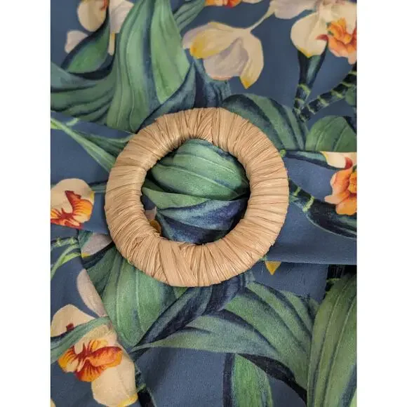 PatBO Floral Belted Midi Dress - Picture 9 of 16